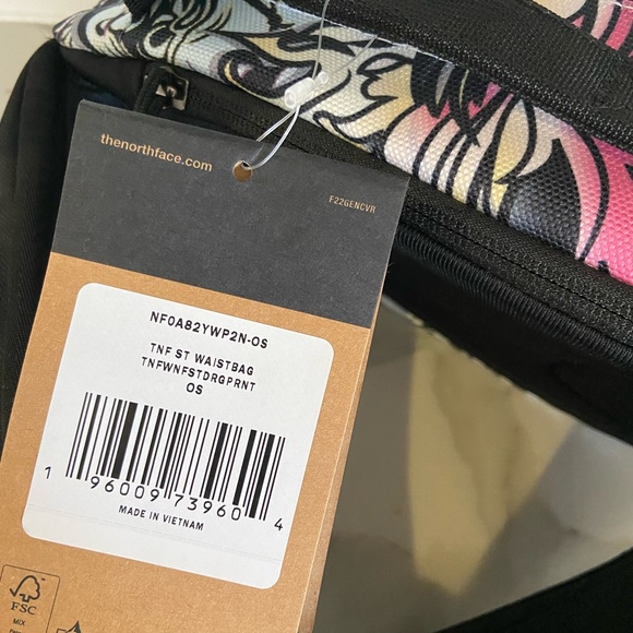 SUPREME X THE NORTH FACE • Steep Tech waist bag Fanny pack multi color dragon - Picture 4 of 13